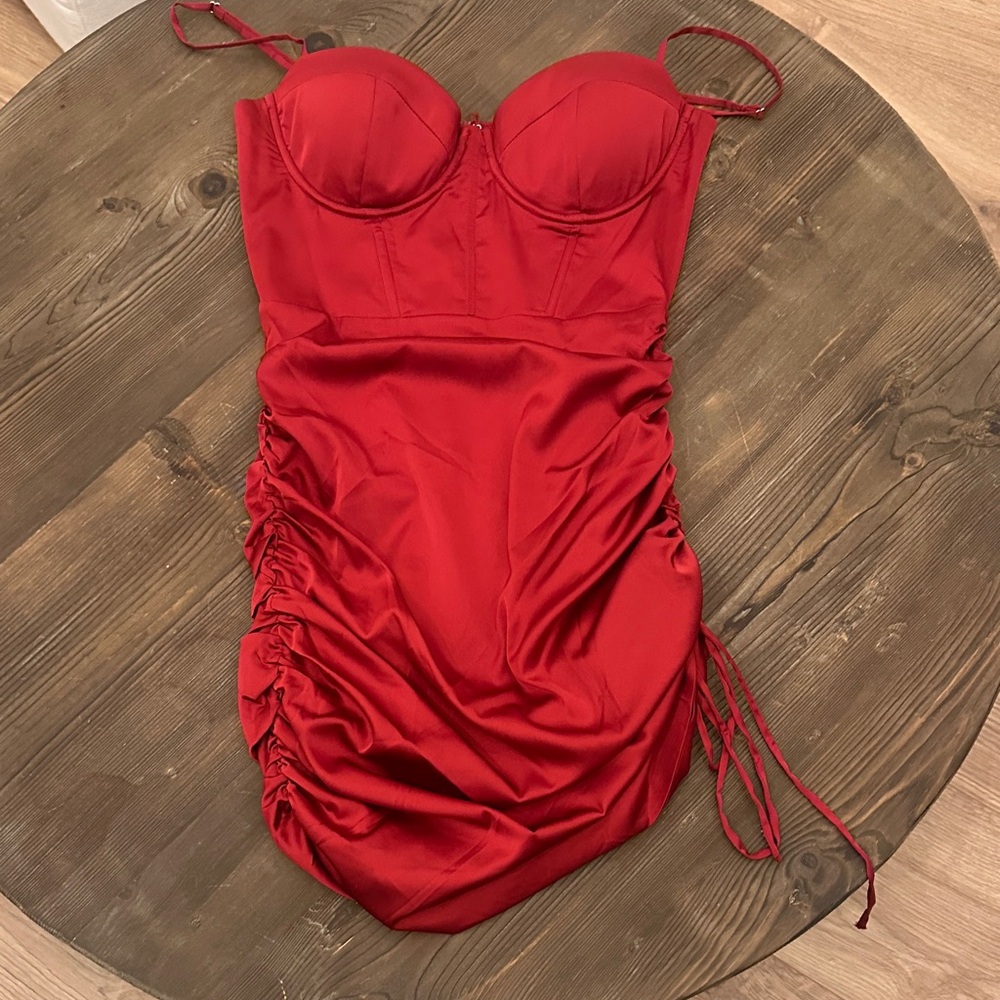 Oh Polly Vibrant Red Dress